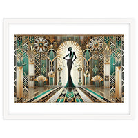 Art Deco Glamour Woman