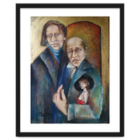 Father&son Oil.61x45.cm.