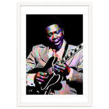 BB King. American Blues Guitarist in Colorful Art thumbnail