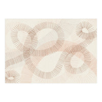 calming essentials Curved Lines  sand (Print Only)