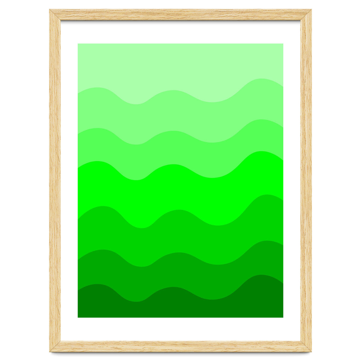 Green gradient design
