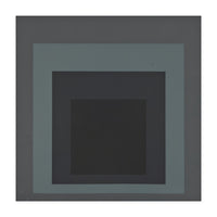 JOSEF ALBERS - HOMAGE TO THE SQUARE BLACK GREY (Print Only)
