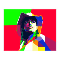 Jessica Biel American Actress WPAP Illustration Trending Now  (Print Only)