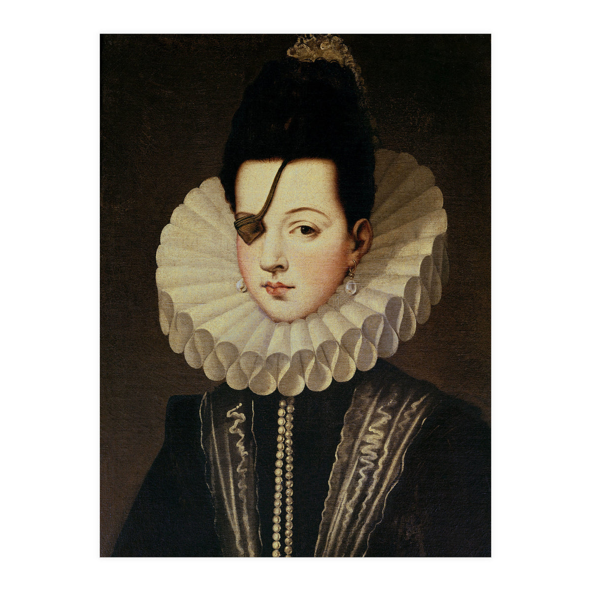 'Ana de Mendoza, Princess of Eboli', 16th century. ALONSO SANCHEZ COELLO. PASTRANA DUQUESA DE. (Print Only)