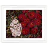 Vintage oil painted moody romantic Roses thumbnail