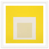 JOSEF ALBERS - HOMAGE TO THE SQUARE YELLOW WHITE thumbnail