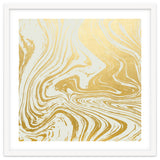 Gold Rush Minimal Illustration, Abstract Shine Luxe Glow Metallic Shimmer Golden Graphic Design thumbnail