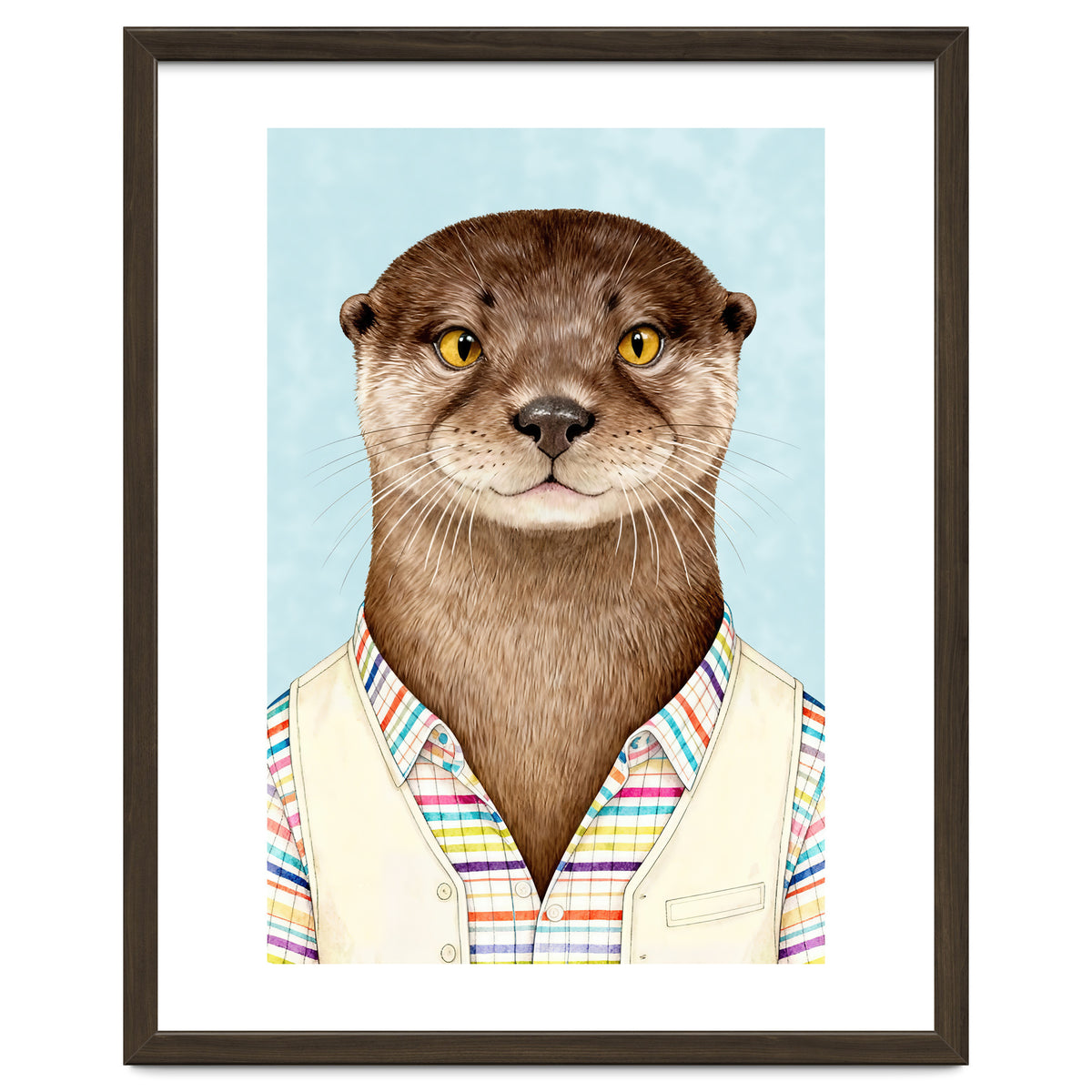 Otter Portrait in Jacket