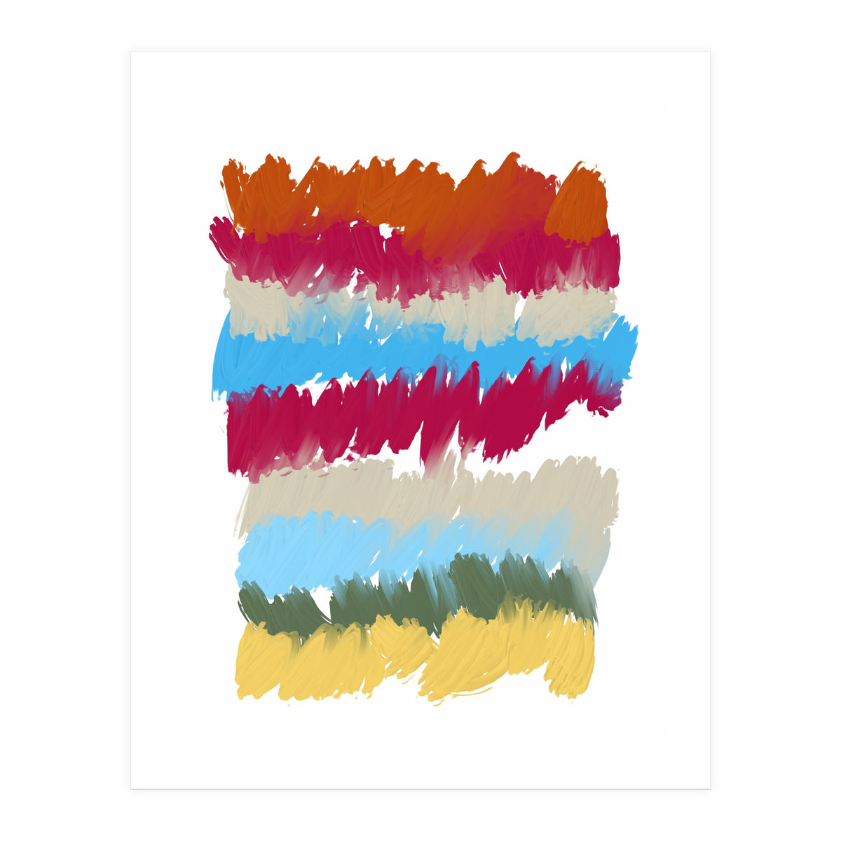Abstract Color Palette Study (Print Only)