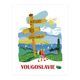 Hiking on Adriatic Coast, Yugoslavia (Print Only) thumbnail