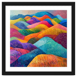 Vibrant Rainbow Rolling Hills Landscape thumbnail