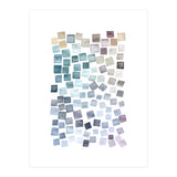 Watercolor Geometric Square Shapes Cozy (Print Only) thumbnail