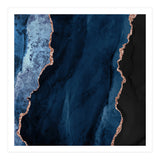 Navy & Rose Gold Agate Texture 01 (Print Only) thumbnail