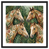 Majestic Floral Horses thumbnail