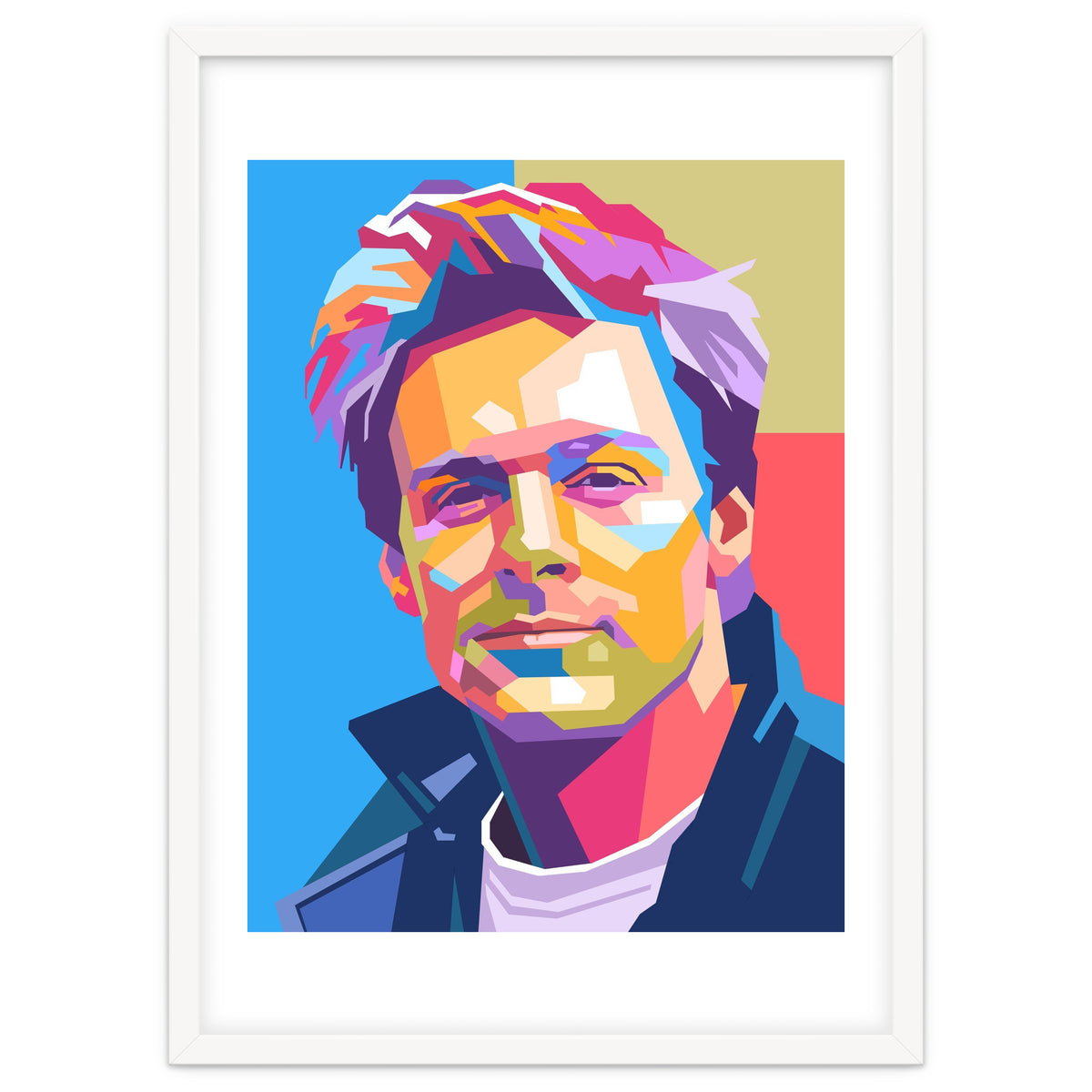 Bryan Adams pop art portrait