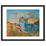 Drawbridge at Arles with a group of washerwomen (pont de Langlois, Arles, France). thumbnail