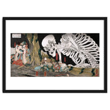 Utagawa Kuniyoshi – Mitsukuni Defying the Skeleton Specter (1910) | Dramatic Japanese Ukiyo-e Masterpiece thumbnail