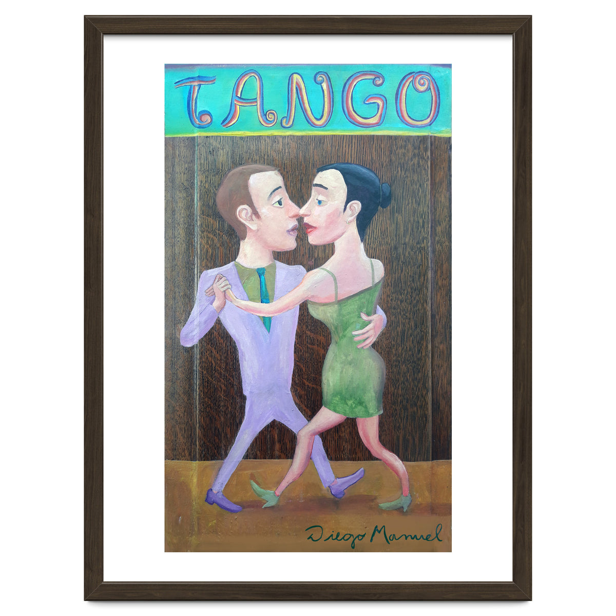 Pareja De Tango 2 Madera