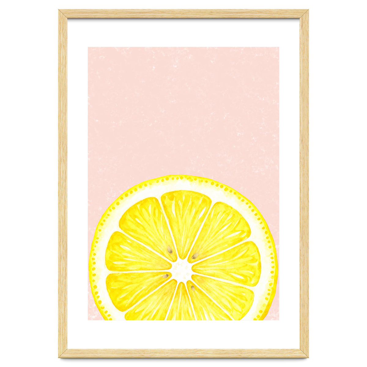 Lemon Slice, Fresh Citrus Kitchen Summer Art