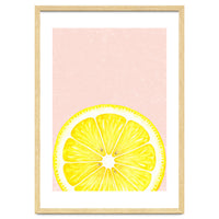 Lemon Slice, Fresh Citrus Kitchen Summer Art