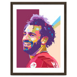Mohamed Salah pop art portrait thumbnail