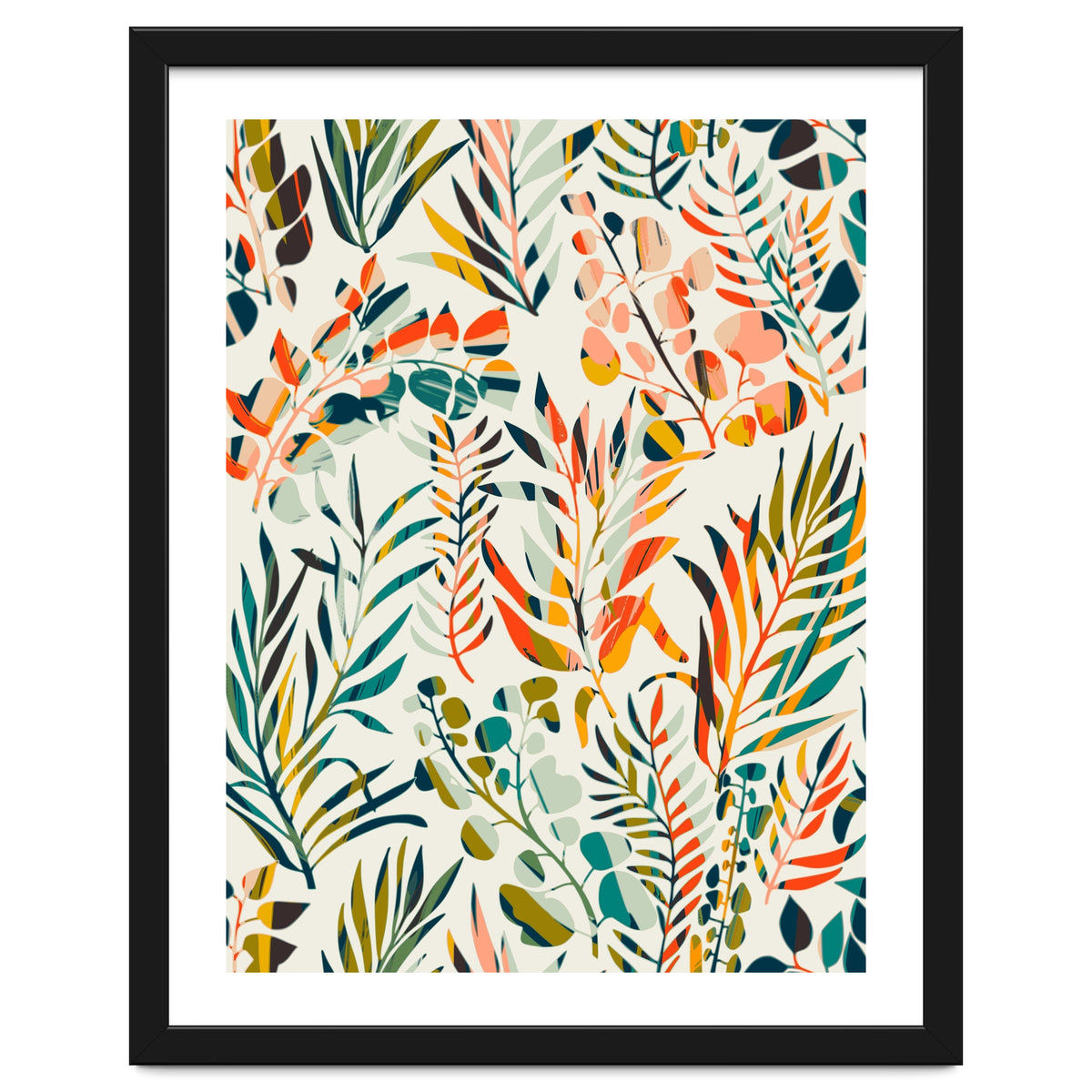 Colorful Leaves Pattern