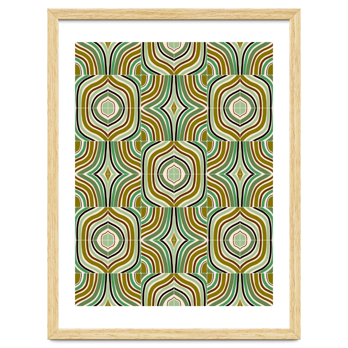 Jade Retro Rainbow Tiles