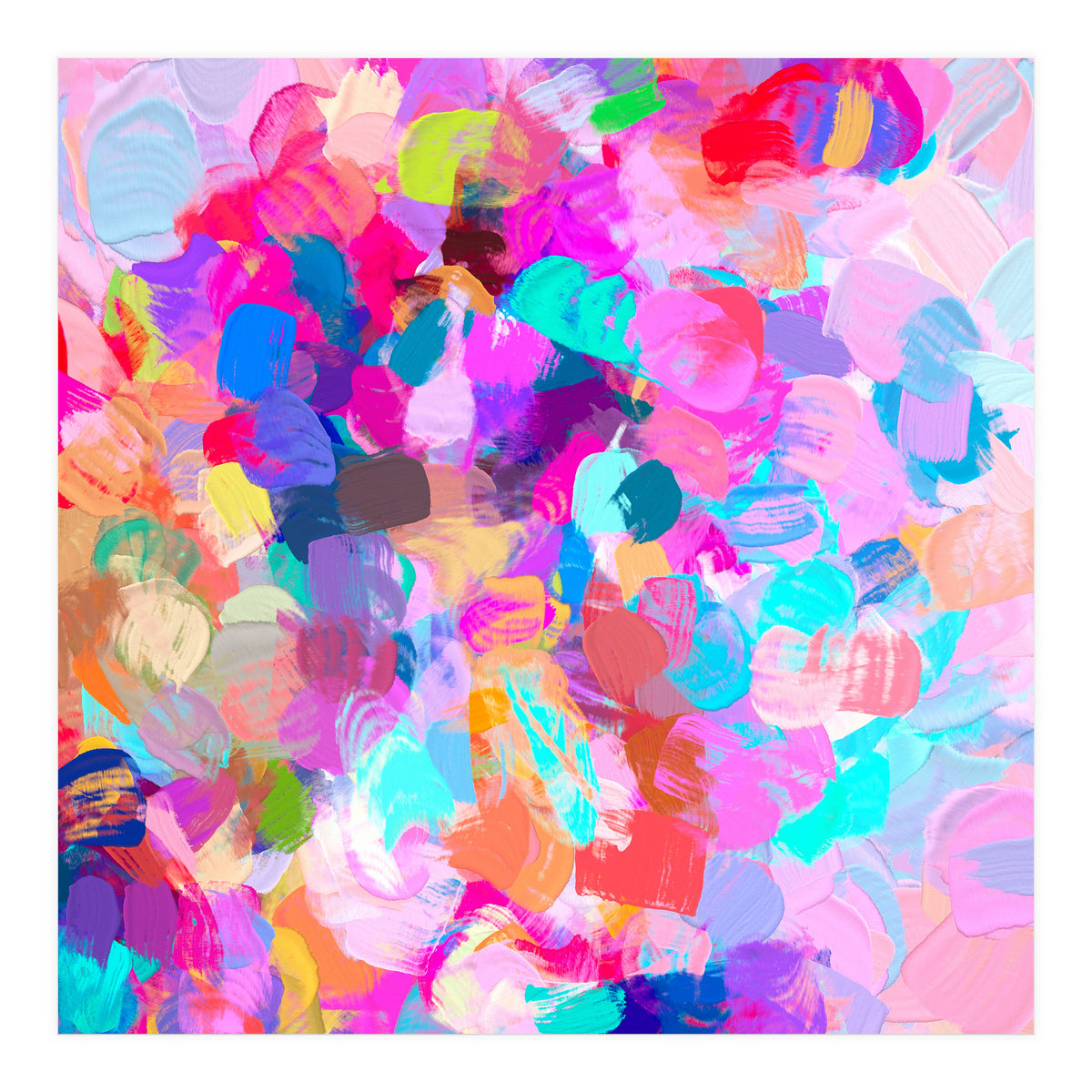 Candy Shop | Abstract Modern Bohemian Eclectic Colorful Painting | Pop of color Contemporary (Print Only)