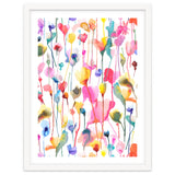 Watercolour Colourful Wild Flowers thumbnail