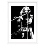 Ian Anderson British Musician Legend in Grayscale thumbnail