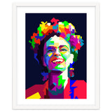 Frida Kahlo Mexican Artist Painting Pop Art WPAP thumbnail