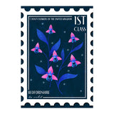 Bedfordshire Bee Orchid Postage Stamp (Print Only) thumbnail