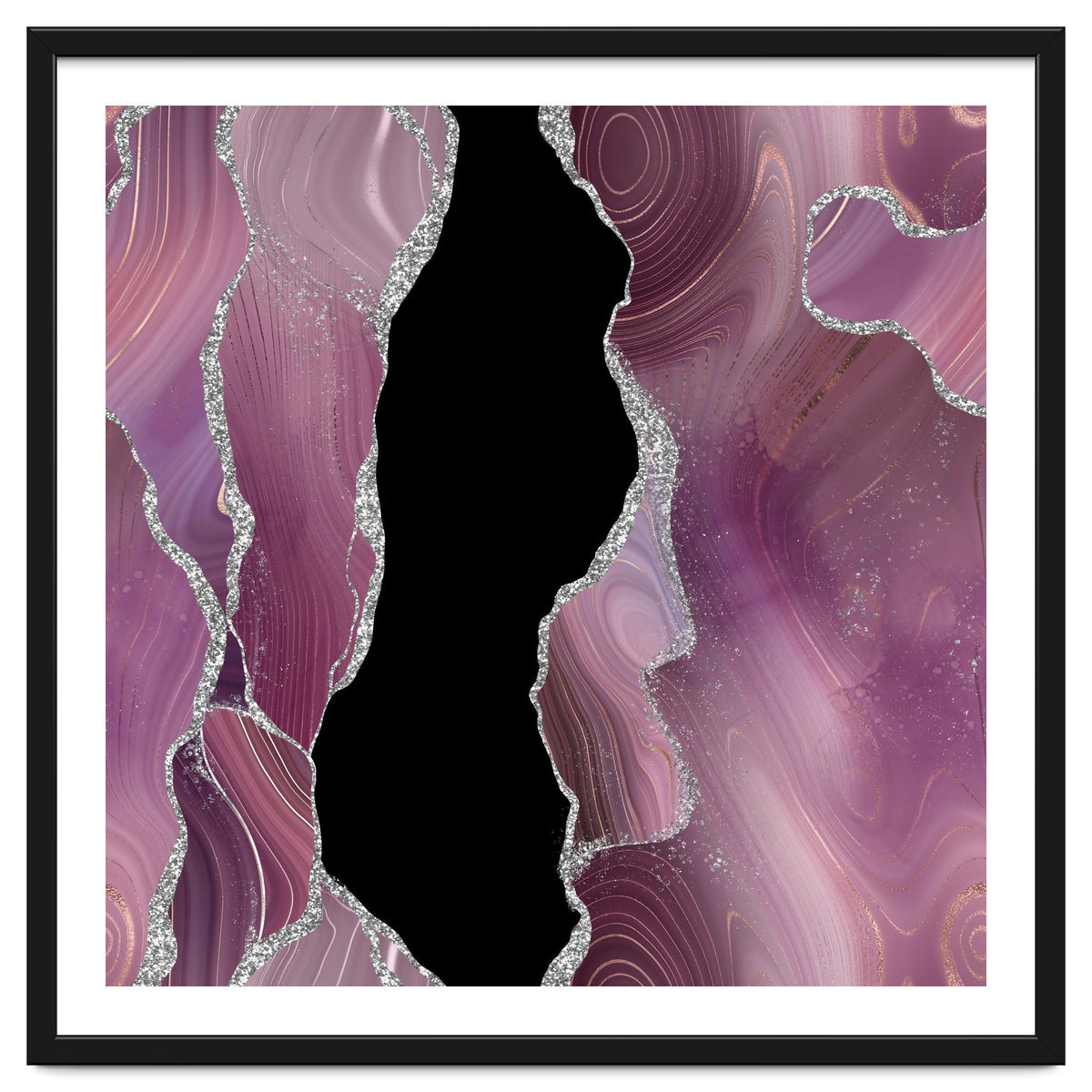 Mauve & Silver Agate Texture 01