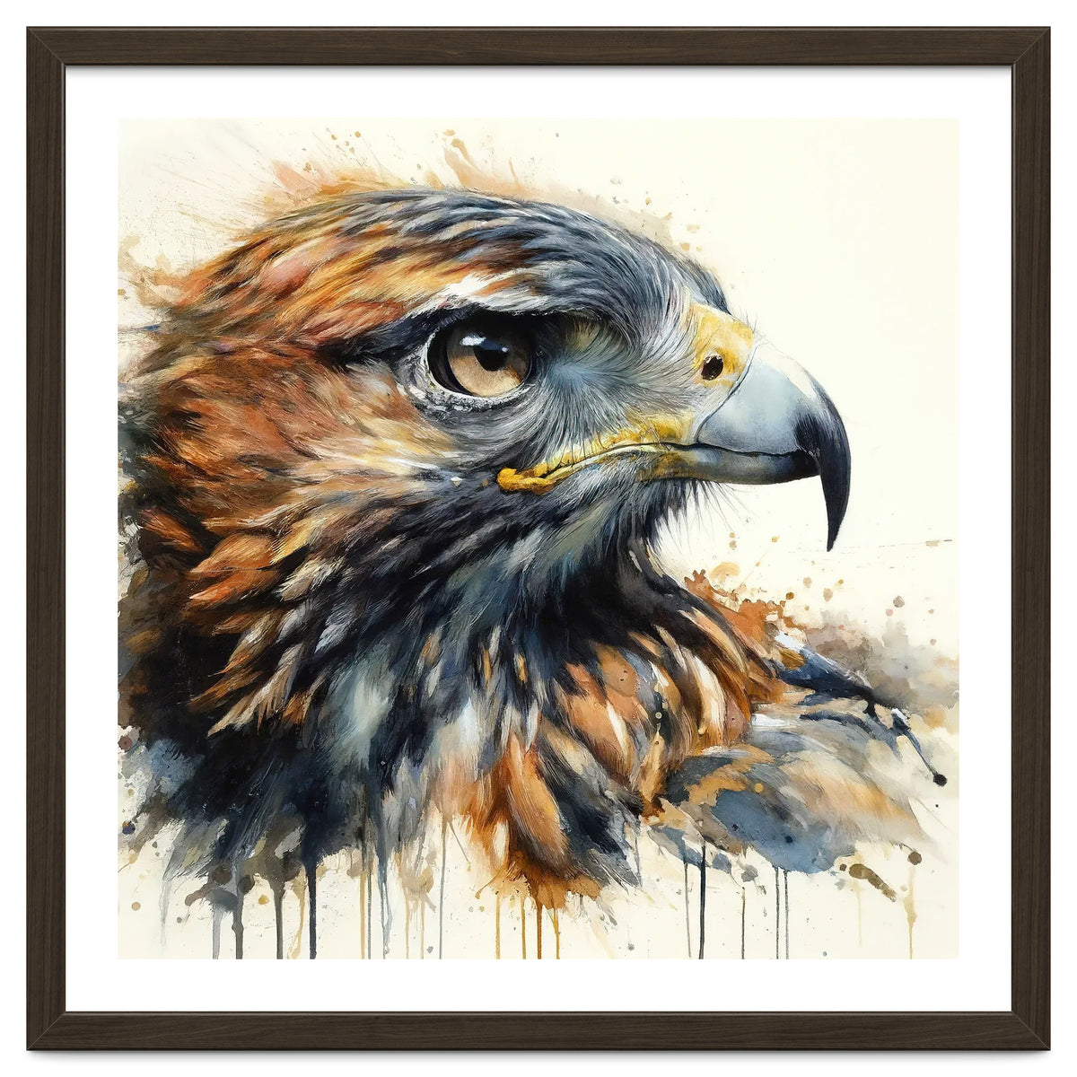 Eagle Gaze Across The Horizon