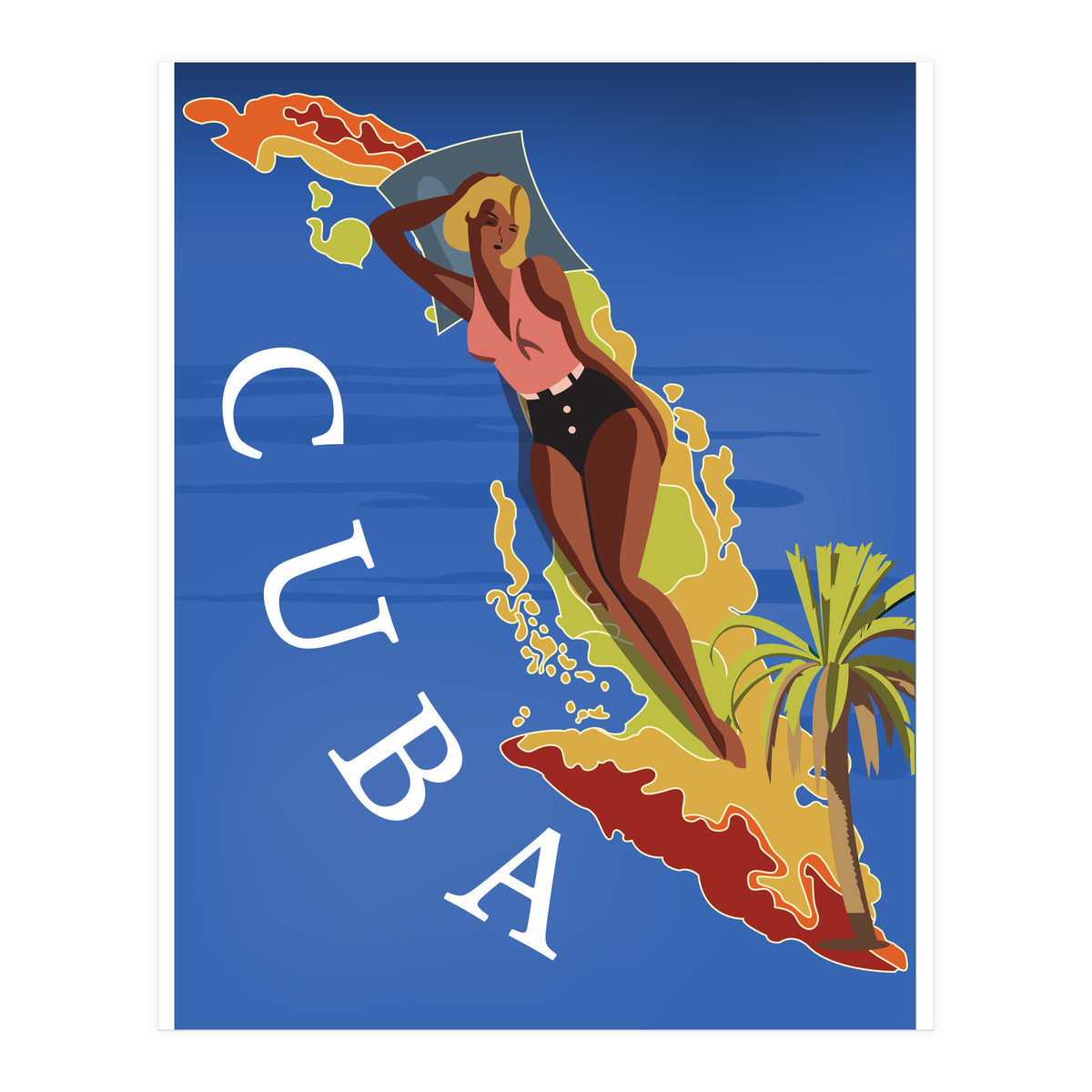 Cuba Sunbath (Print Only)