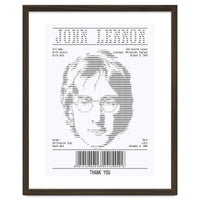 Receipt Art John Lennon