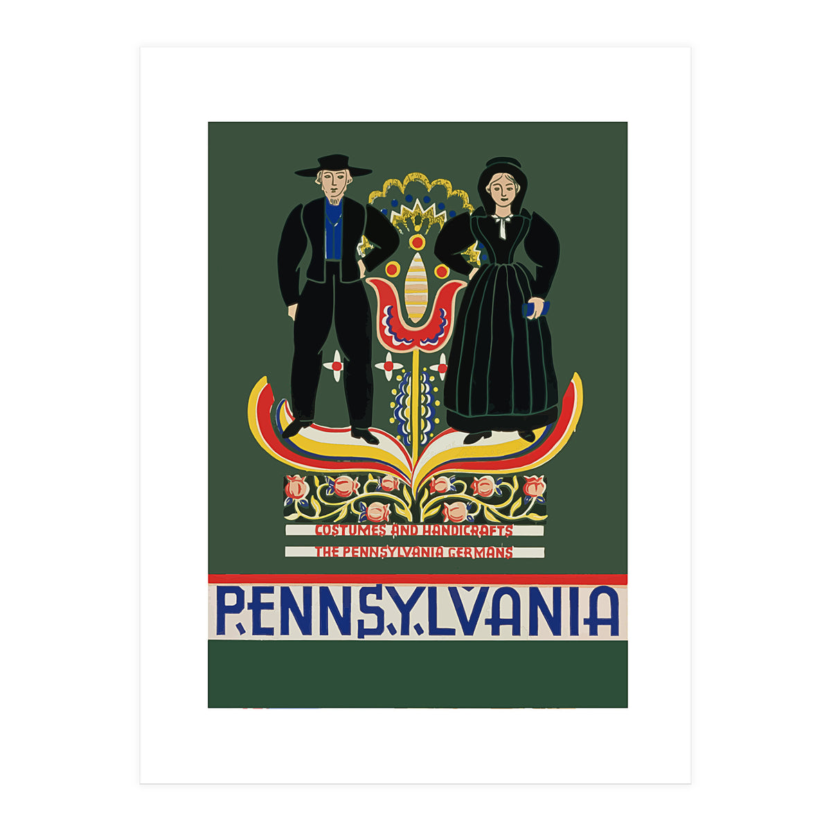 Pennsylvania, Traditional Costumes (Print Only)