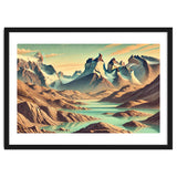 Vintage Chile, Torres Del Paine Poster thumbnail