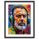 Man In Headphones Art thumbnail