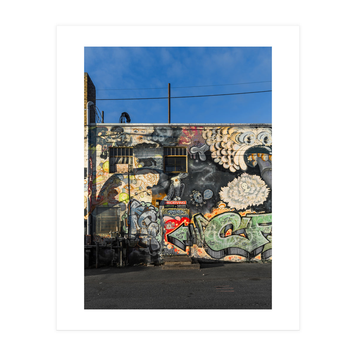 Cooke St Thunder Bay Graffiti Color Version No 2 (Print Only)