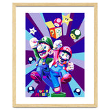 Mario Luigi Popart Cartoon Pop Art thumbnail