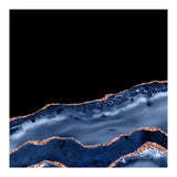 Navy & Rose Gold Agate Texture 17  (Print Only) thumbnail