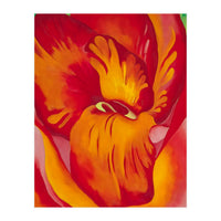 Georgia O’Keeffe – Canna Red and Orange (1926) | Vibrant Modernist Floral Painting in Bold Organic Forms (Print Only)