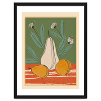 Abstract Pear Still Life