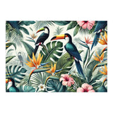 Tropical Toucans in Lush Jungle Foliage (Print Only) thumbnail