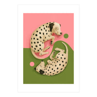 Yin And Yang Dalmatians (Print Only)