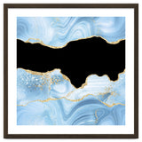 Blue & Gold Glitter Agate Texture 03 thumbnail