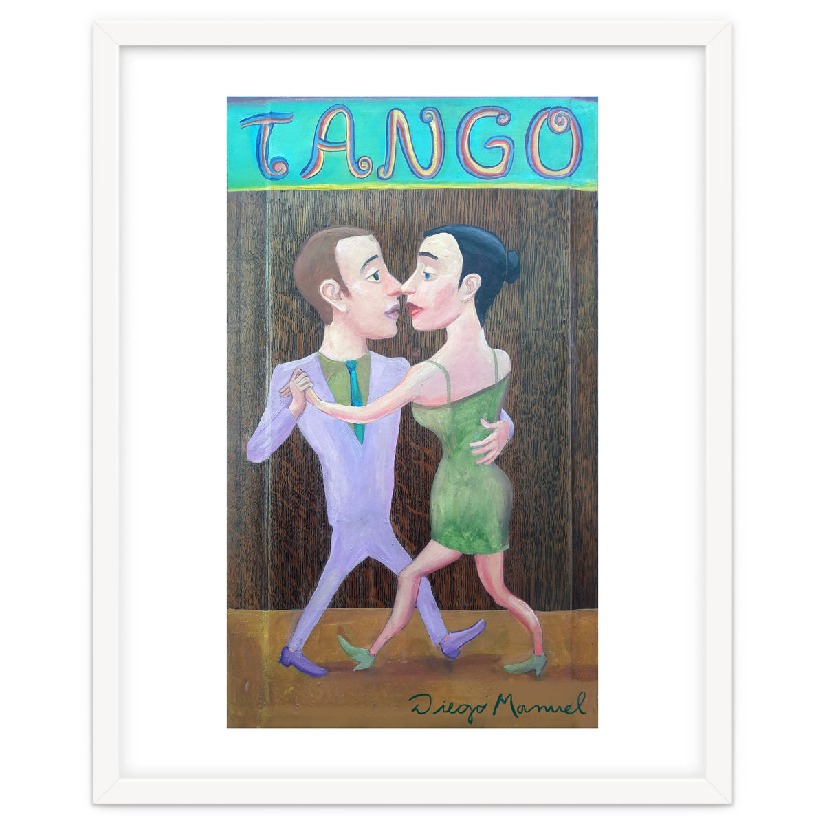 Pareja De Tango 2 Madera