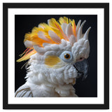 Close Up Of A Cockatoo Parrot With Yellow Crest thumbnail