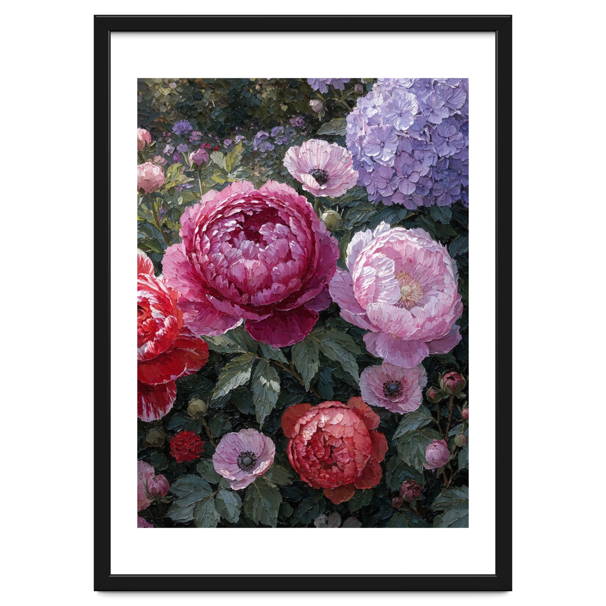 Overflowing Abundance: A Textural Impasto Oil Painting